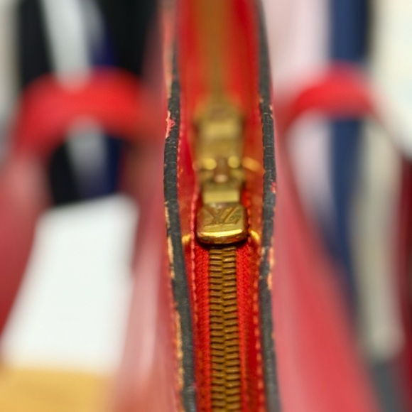 Louis Vuitton Lussac Epi 2way bag - Red Vintage - Picture 11 of 13